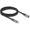 Kabelis USB Delock USB-C - USB-C 2 m Juodas (81202)