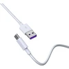 Devia kabelis Shark EC306 USB - USB-C 1,5 m 5A baltos spalvos