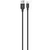 USB kabelis Devia Pheez microUSB 1.0m juodas