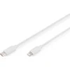 Digitus Skaitmenas | Lightning to USB-C duomenų / įkrovimo kabelis | DB-600109-020-W | USB-C prie Lightning Apple Lightning 8 kontaktų | USB C