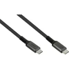 Alcasa USB kabelis Digitus GoodConnections USB-C 2.0 (ST-ST) 0,5 m jungiamasis kabelis su audiniu antracito spalvos