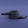 Telforceone Maxlife MXUC-11 magnetinis laidas USB-C - USB-C 1,0 m 100W juodas nailonas