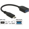 Delock adapteris USB 3.1 Gen 2 USB Type-C™ vyriškas > USB Type-A, 10 cm