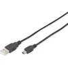 Kabelis USB Digitus USB-A - 1 m Juodas (DB-300130-010-S)