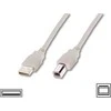 USB kabelis Digitus USB-A - USB-B 1,8 m smėlio (AK- 300105- 018- E)