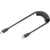 USB kabelis Digitus USB-C - USB-C 1 m Juodas (AK-300431-006-S)
