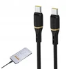 Dudao L25C USB-C laidas 1 m 60 W su minkštu silikoniniu apvadu – juodas