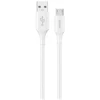 Dudao L2SM USB-A / micro USB 6A cable 1.2 m - baltas