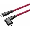 Kabelis USB Ednet USB-C - microUSB 2 m Rožinė (MTC-231M)