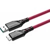 Kabelis USB Ednet USB-A - microUSB 2 m Rožinė (MTC-220M)