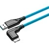 USB Ednet USB-A - micro-B kabelis 2 m mėlynas (MTC-221)