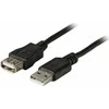 Efb Elektronik USB kabelis EFB USB-A - USB-A 1 m Juodas (K5248SW.1V2)