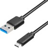 Efb Elektronik USB kabelis EFB USB-A - USB-C 1 m Juodas (K5282-3ASW.1)