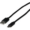 Efb Elektronik Kabelis USB EFB USB-A - USB-C 2 m Juodas (EBUSBC-USB20AK.2)