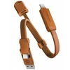 Kabelis Energea Sheath Key 2w1 USB-C do USB-C/USB-A 480Mbps 60W 15cm oranžinė