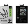 ENERGEA Flow USB-C į Lightning C94 MFI Kabelis 1.5m juodos spalvos 60W 3A PD Fast Charge