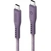 ENERGEA Flow USB-C į USB-C Kabelis 1.5m violetinės spalvos 240W 5A PD Fast Charge