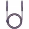 ENERGEA Flow USB-C į USB-C Kabelis 1.5m violetinės spalvos 240W 5A PD Fast Charge