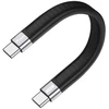 Kabelis USB Equip Thunderbolt - Thunderbolt 0.13 m Juodas (128410)
