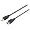 Equip įrengti 128399 ilgintuvą USB3.0 USB-A kištukas su USB-A motele 3,00 m juodas