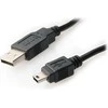 Kabelis USB Equip USB-A - miniUSB 1.8 m Juodas (128521)