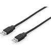 USB kabelis Equip USB-A - USB-A 1,8 m Juodas (128870)