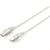 USB kabelis Equip USB-A - USB-B 1,8 m permatomas (128650)