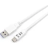 USB kabelis Equip USB-A - USB-C 1 m Balta (128364)