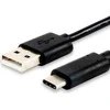 USB kabelis Equip USB-A - USB-C 1 m Juodas (12888107)
