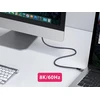 Kabelis USB Equip USB-C - USB-C 2 m Juodas (128383)