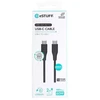 eSTUFF INFINITE (GRS) USB-C į USB-C laidas, 2 m, juodas. Be PVC.