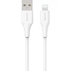 Kabelis USB eStuff Lightning - USB-A 1 m Baltas (ES601170-BULK)