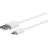 USB kabelis eStuff USB-A - mikroUSB 1 m Balta (ES603007)