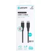 Kabelis USB eStuff USB-C - USB-C 3 m Juodas (ES604380)