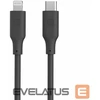 Kabelis USB Evelatus C to Lightning Silicone Cable 1.2M (MFI10CL) 60W / 20V3A Juodas (MFI10CLW)
