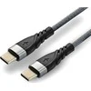 everActive 1m USB-C – USB-C PD 3.1 Gen2 E-Marker 5A 100W 10Gbps 4K60Hz UHD kabelis