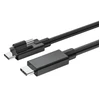 USB laidas Exsys EX-K1598-2.0 USB4, USB-C USB-C, 8K UHD-2, 40 Gbit/s, 5 A, 240 W, juodas, 1,5 m