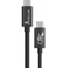 Extralink Smart Life USB-C – USB-C juoda 240W, 40Gbps, 200cm