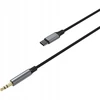 FIXED Link USB-C to 3,5mm jack, 1.5m, space pilka