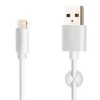 Fixed Fiksuotas | Duomenų ir įkrovimo kabelis su USB/lightning jungtimis | Baltas