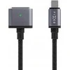 Fixed FIKSUOTAS pintas laidas USB-C/MagSafe 3, 2m, 140W, pilka