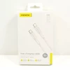Foneng XS01 60W USB-C į USB-C laidas, 1m (baltas)