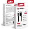 USB C į USB C laidas Forcell F-Energy QC4.0 PD 3A 60W 0,5 m C338 juodas