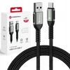 USB A į USB C laidas Forcell F-Energy QC4.0 3A 66W Cafule 0,5 m C256 juodas