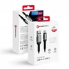 USB A į USB C laidas Forcell F-Energy QC4.0 3A 66W Cafule 0,5 m C256 juodas