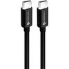 USB C į USB C laidas Forcell F-Energy QC4.0 PD 3A 60W 1,5 m C338 juodas