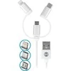 Forever 3in1 micro-USB+8PIN+type-C laidas