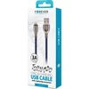 Forever Tornado USB – Lightning laidas 1,0 m 3A tamsiai mėlynas