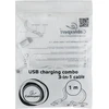 Kabelis USB Gembird USB-A - 1 m Baltas (CC-USB2-AMLM32-1M-W)