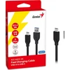 Kabelis USB Genius USB-A - USB-C 1 m Juodas (32590007400)